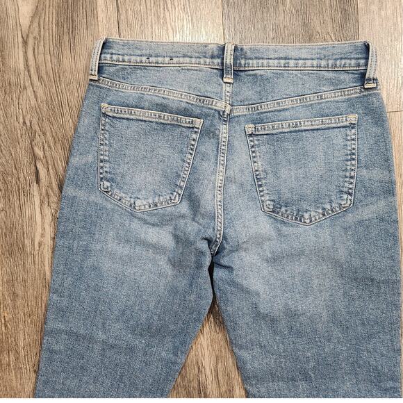 Gap high rise girlfriend medium wash denim ankle length - Picture 5 of 6